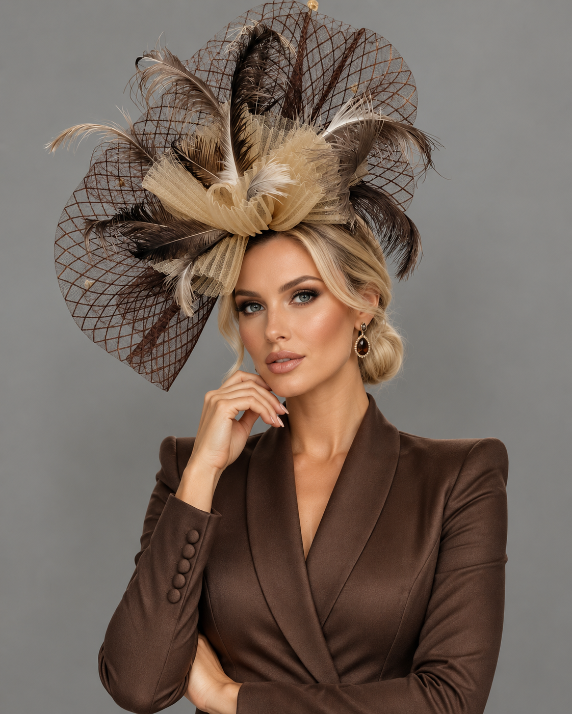 Malisa Fascinator on Headband