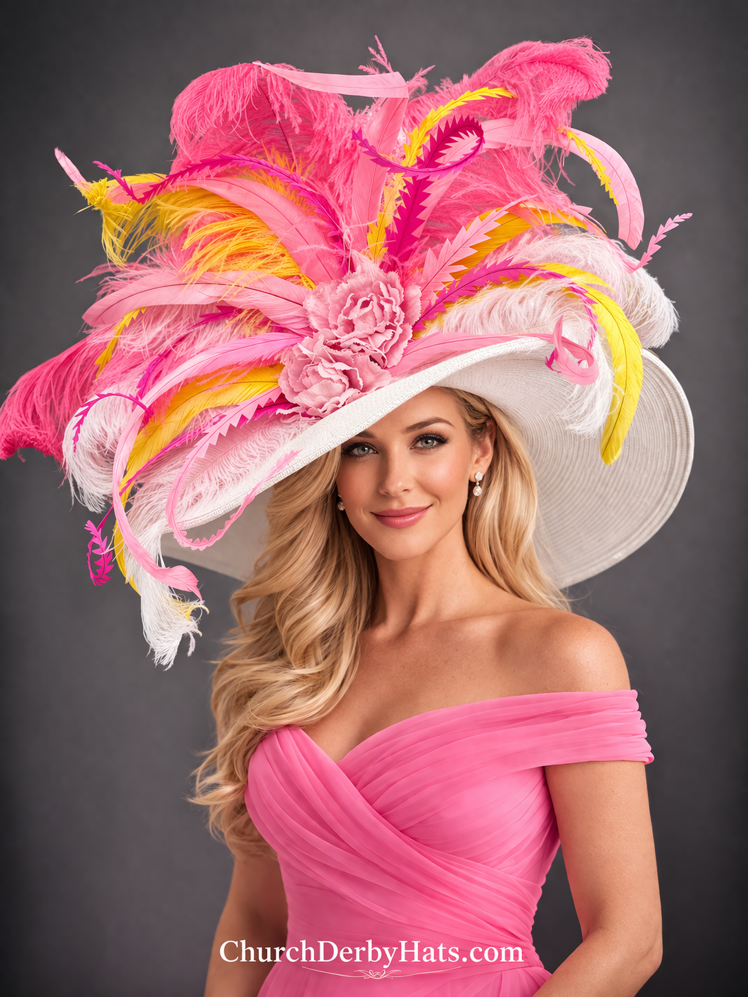 Prissy Pink - Kentucky Derby Hat