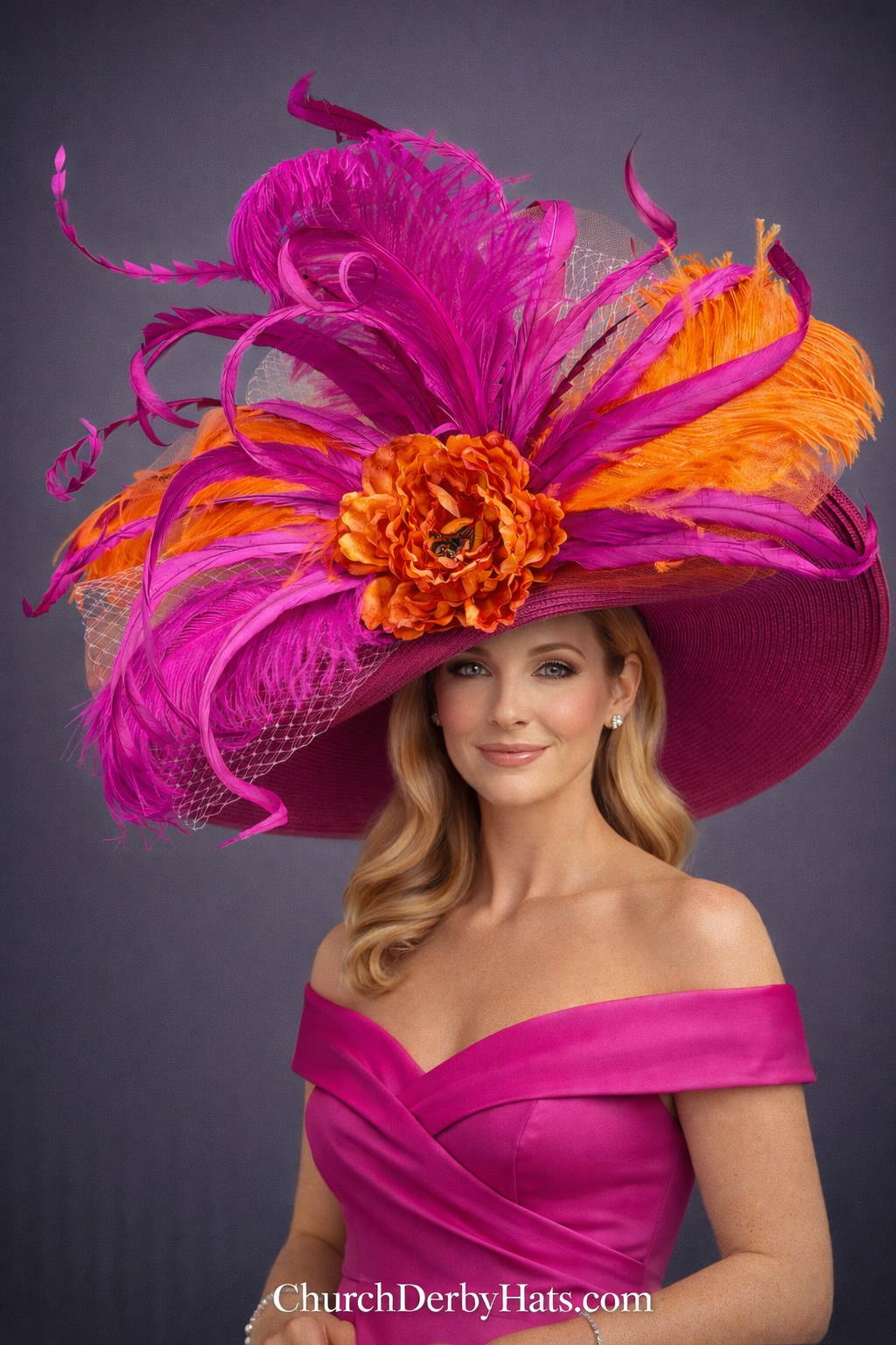 Linda Pink - Kentucky Derby Hat