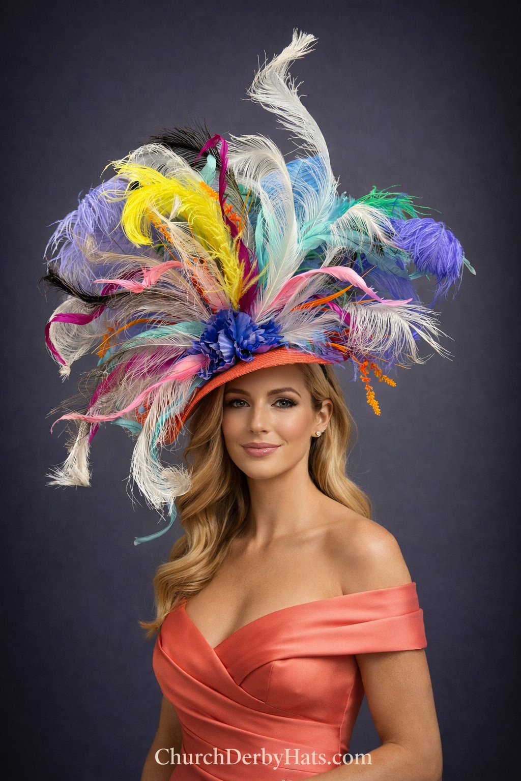 Carnival Fascinator - Kentucky Derby Hat