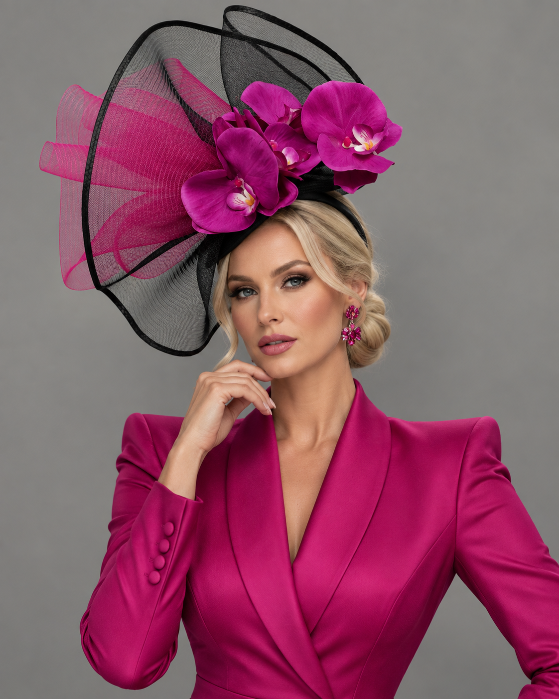 Monica Fascinator on Headband