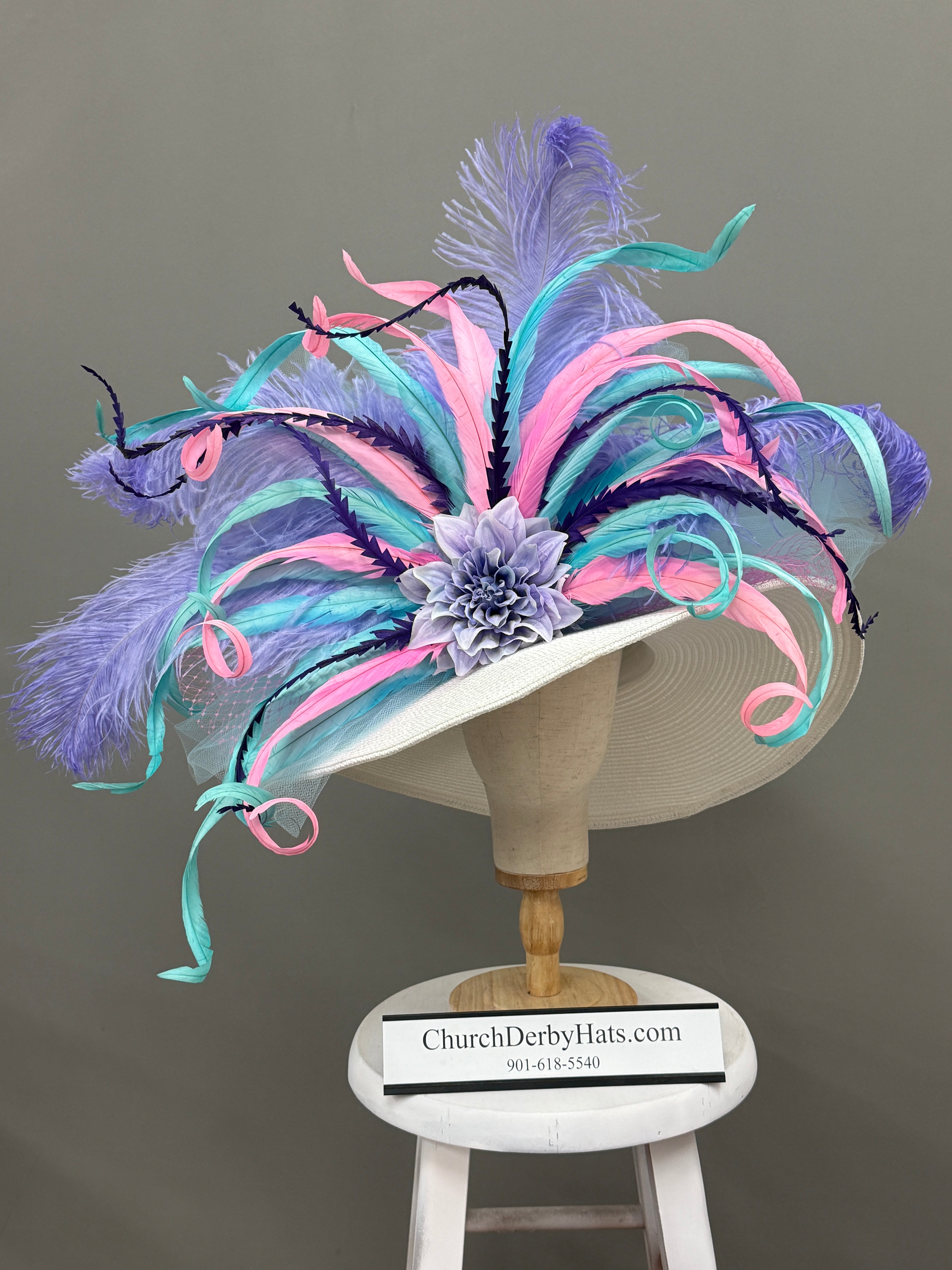 Lena Purple - Kentucky Derby Hat