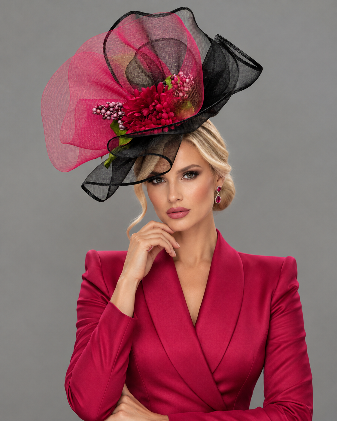 Ginger Fascinator on Headband