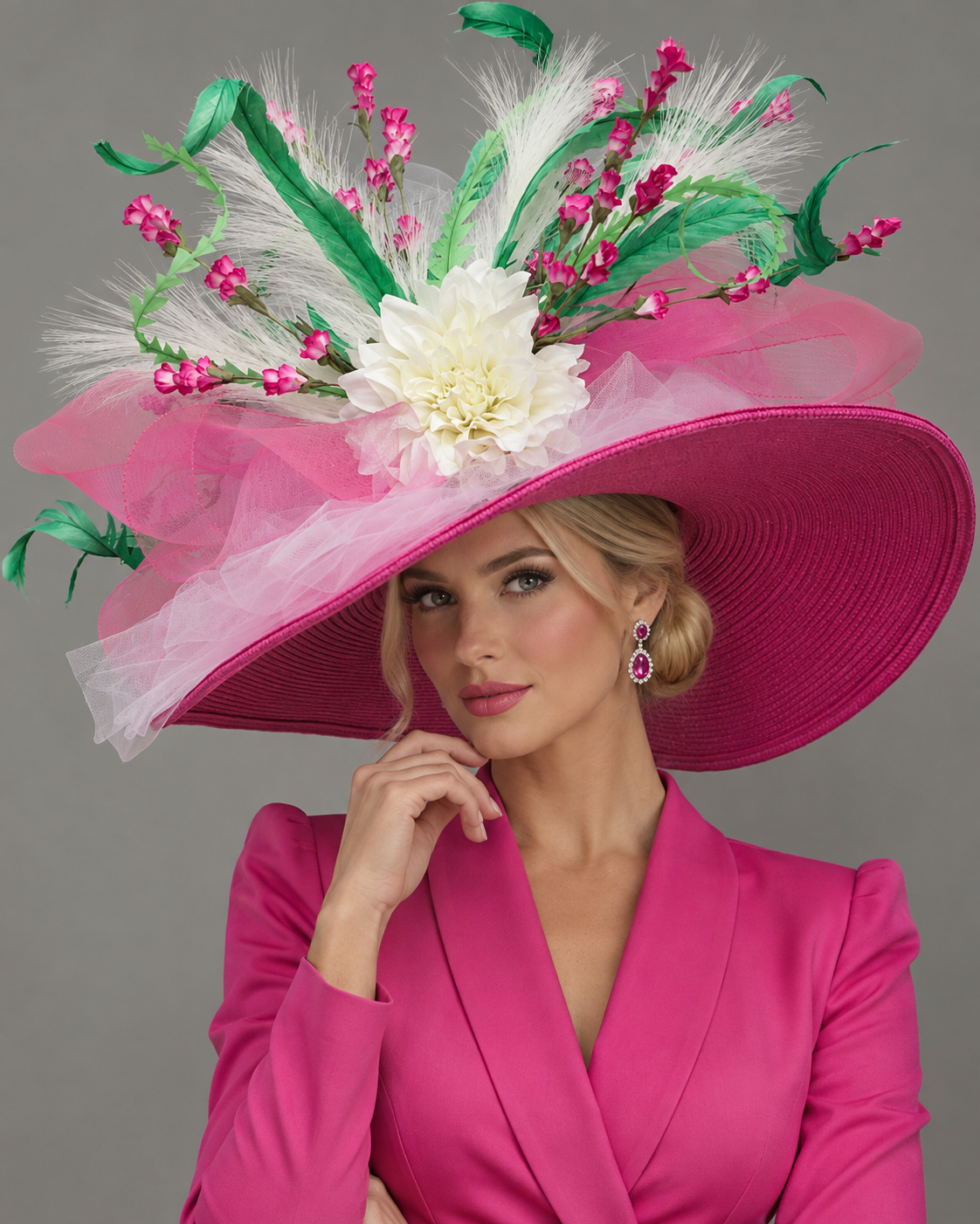 Jessica Pink - Kentucky Derby Hat