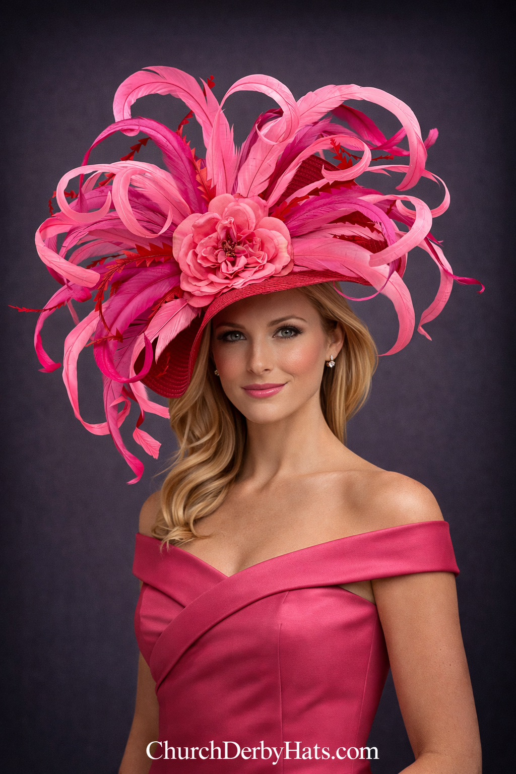 Donna Pink - Kentucky Derby Hat