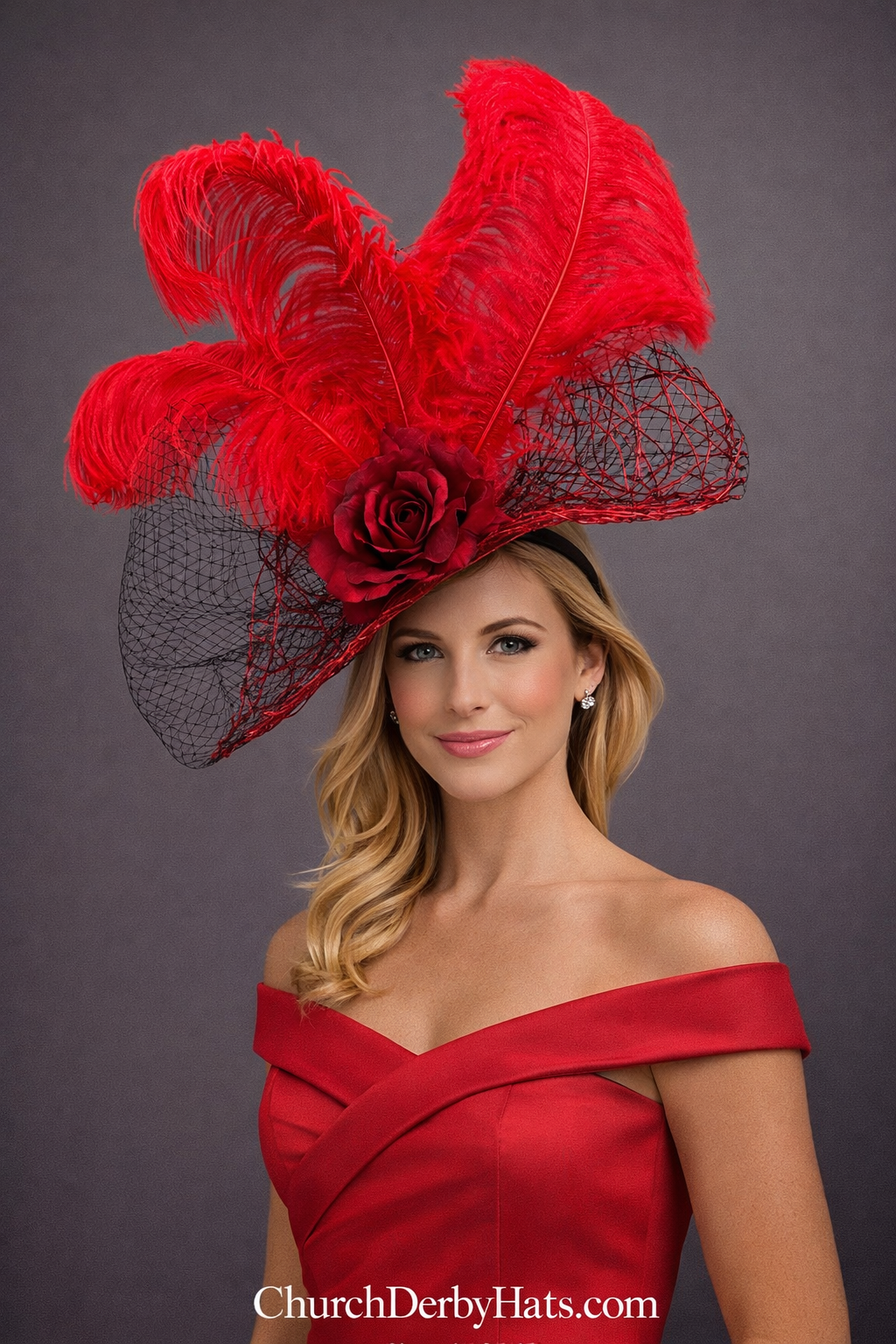 Roses are Red - Kentucky Derby Hat