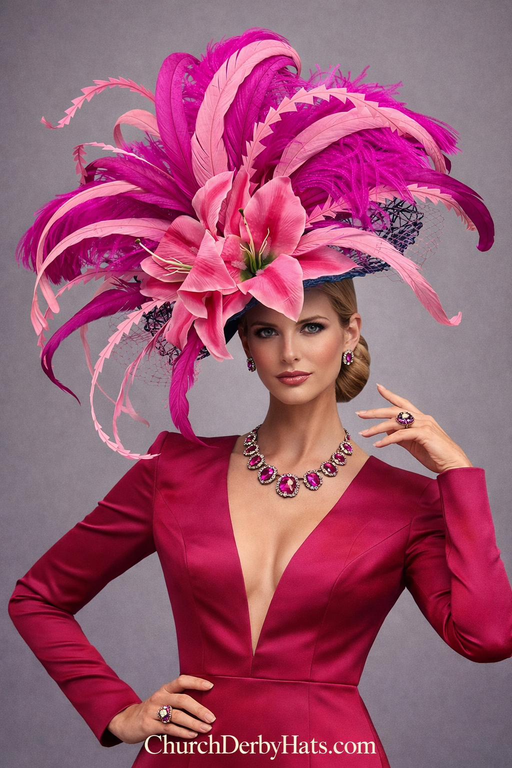Lilly Oaks Fascinator - Kentucky Derby Hat