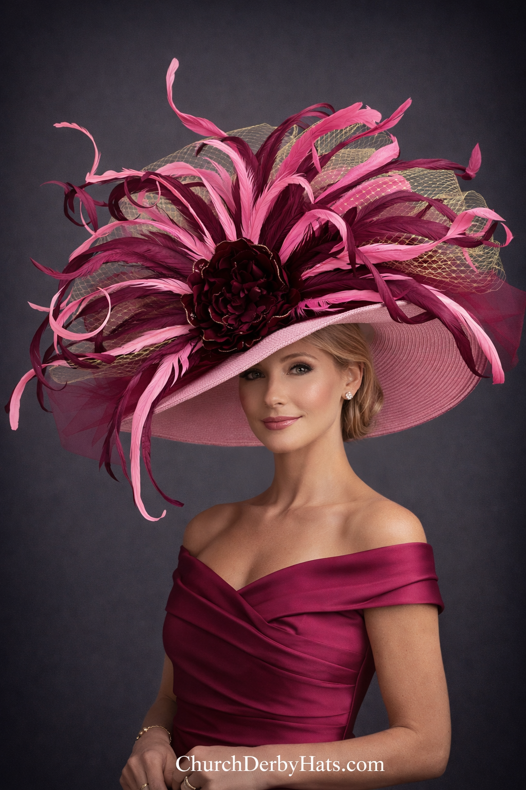 Merlot - Kentucky Derby Hat