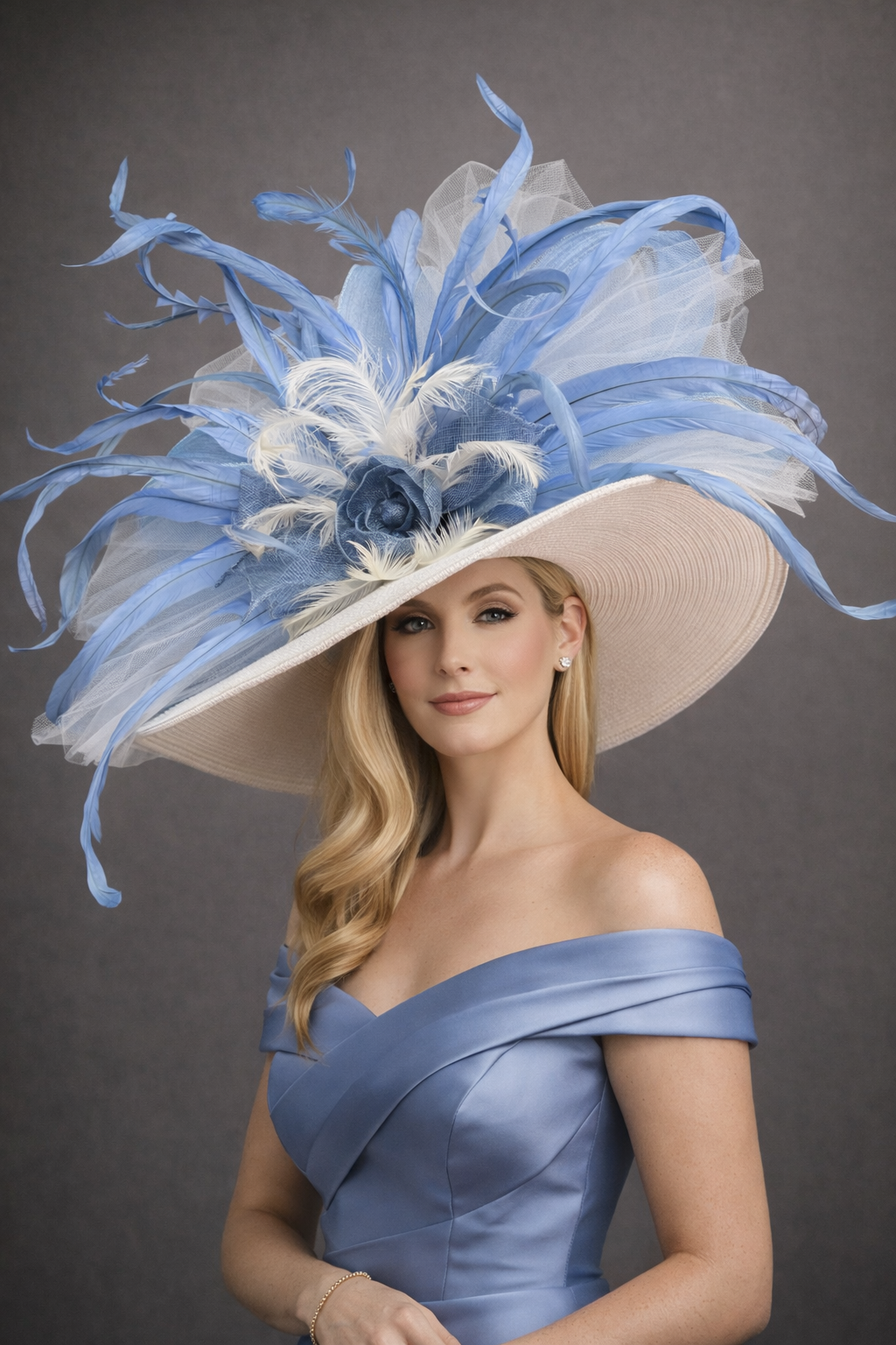 Lilia Blue - Kentucky Derby Hat