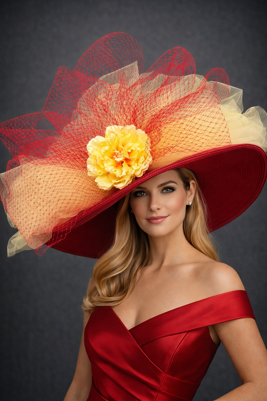 Hibiscus - Kentucky Derby Hat