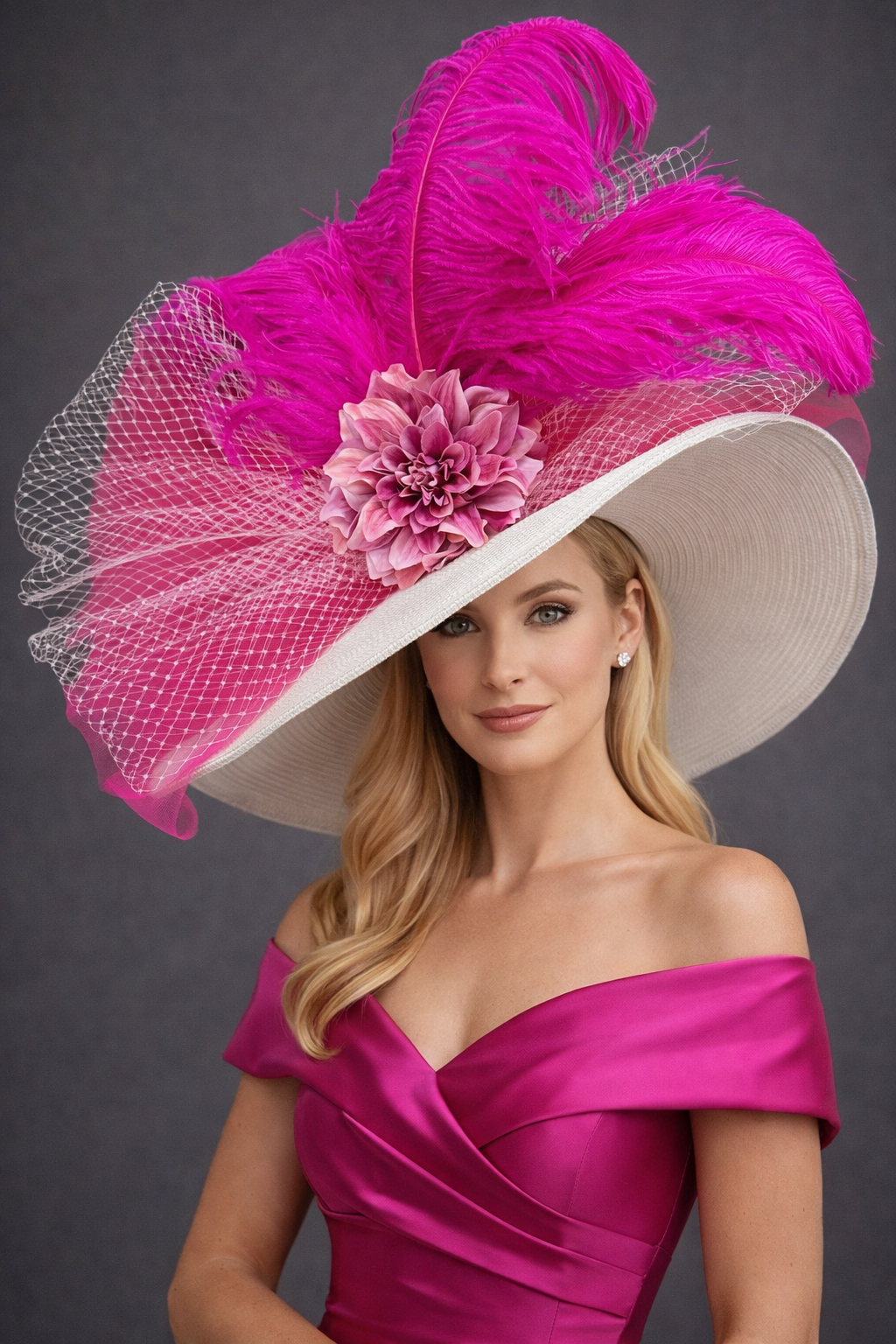 Katie Pink - Kentucky Derby Hat