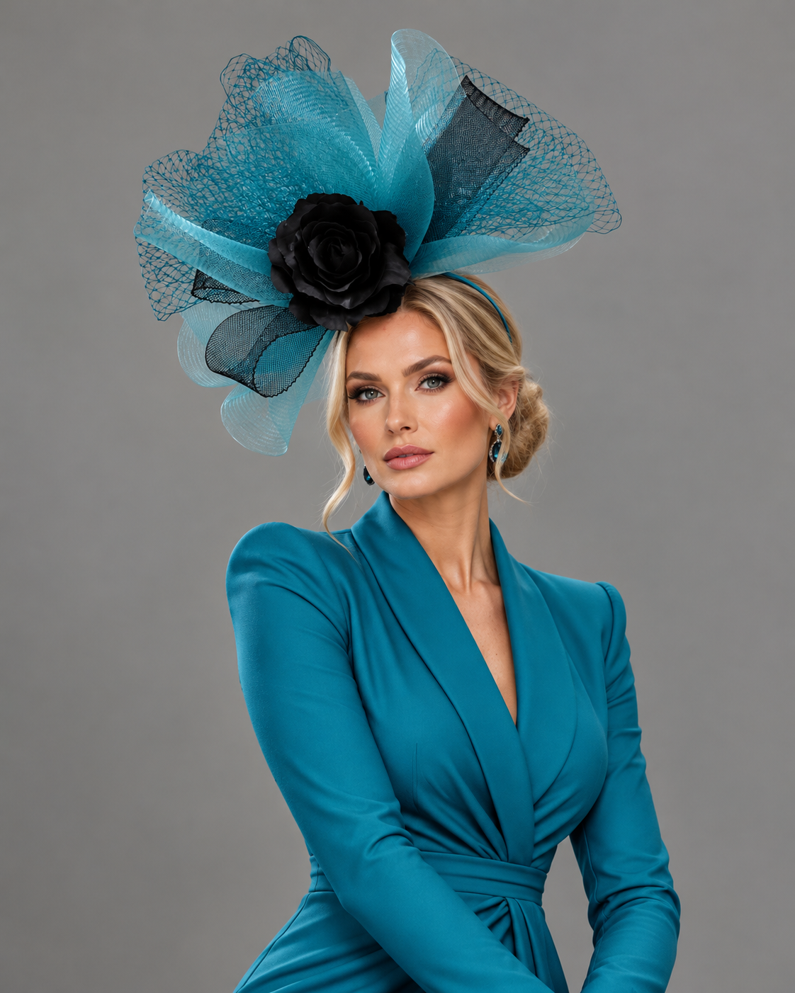 Patricia Fascinator on Headband