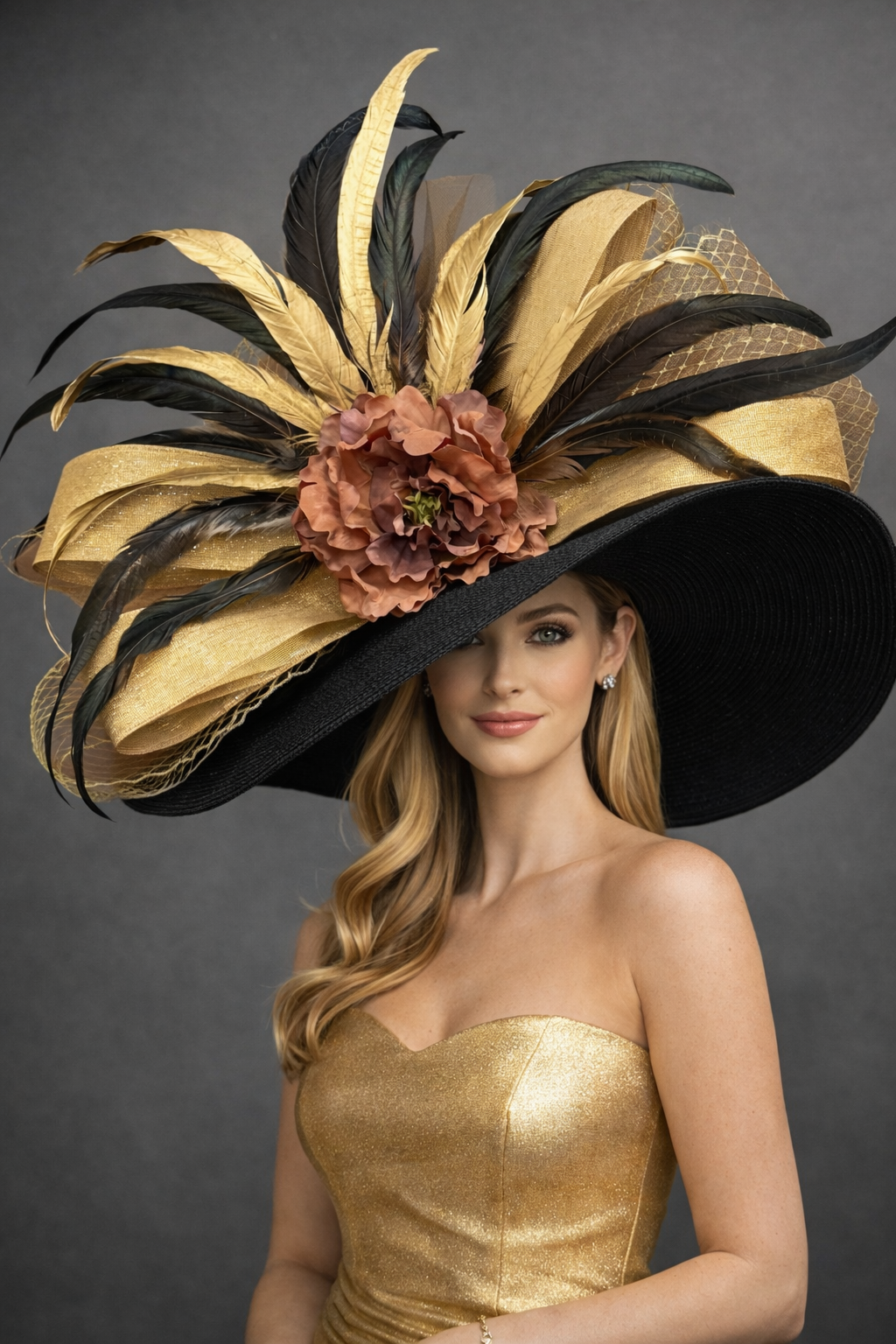 Lila Gold - Kentucky Derby Hat
