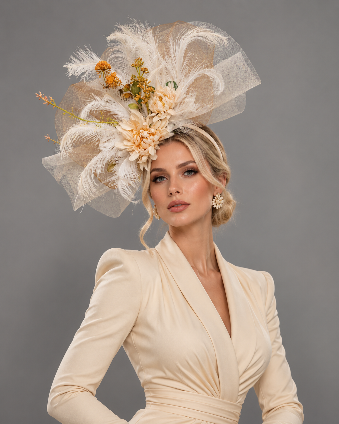 Mackala - Fascinator on Headband