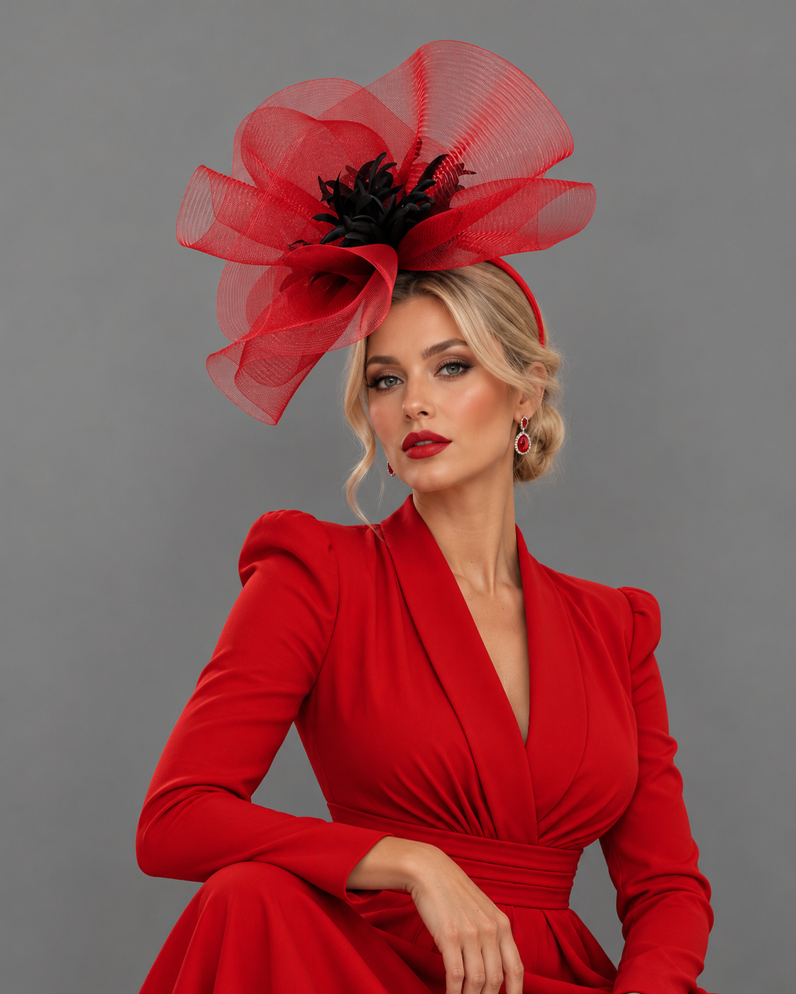 Flapper - Vintage Fascinator on Headband
