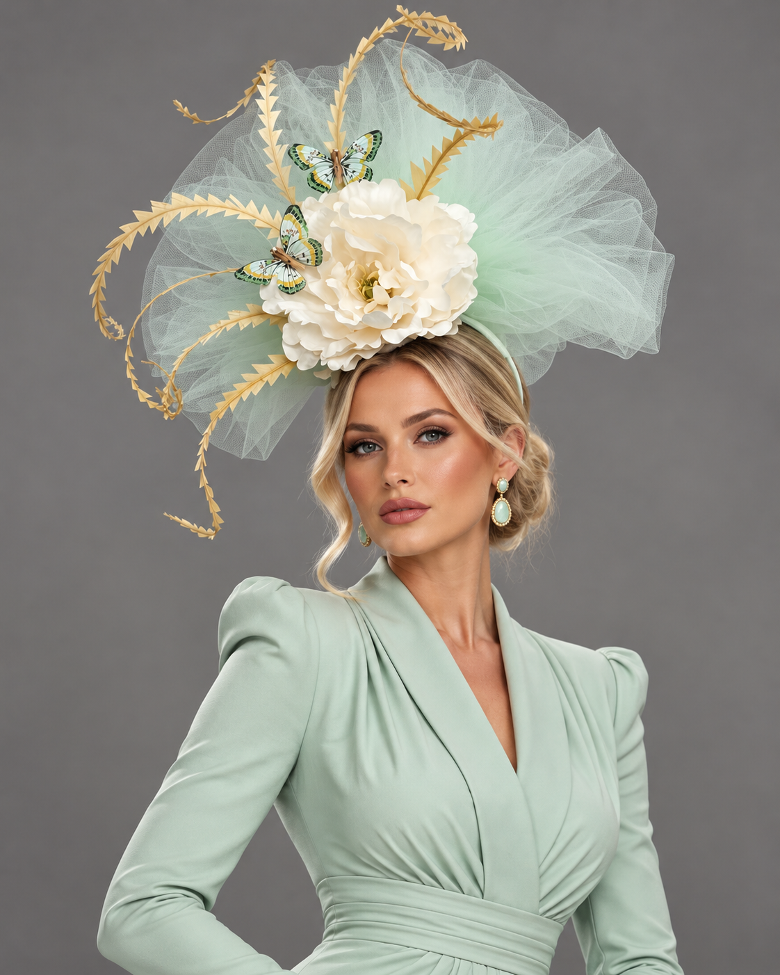 Fame - Kentucky Derby - Church Fascinator on Headband