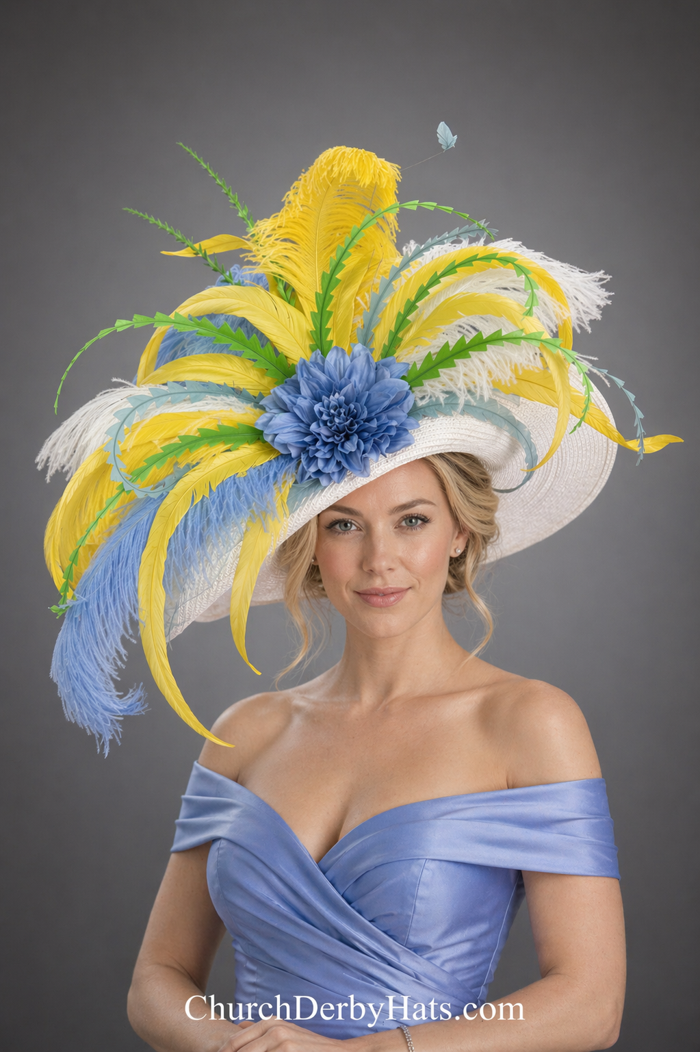 Poppies - Kentucky Derby Hat